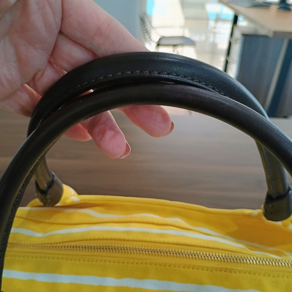 Kate Spade Yellow Striped Women's Bag - Picture 3 of 10